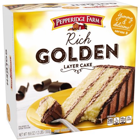 Pepperidge Farm ® Rich Golden Layer Cake 19.6 oz. Box