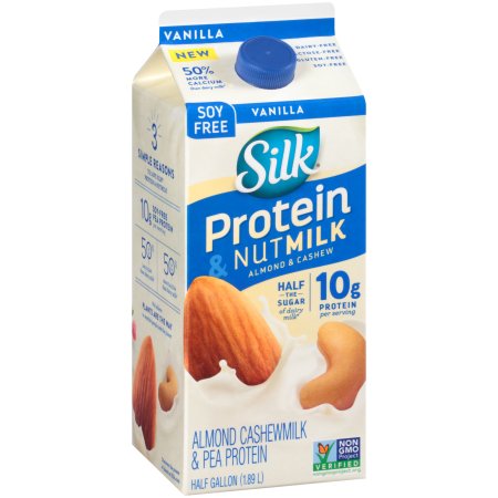 Silk ® Vanilla Almond & Cashew Protein & Nutmilk 0.5 gal. Carton