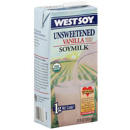 West Soy Unsweetened Vanilla Soy Milk