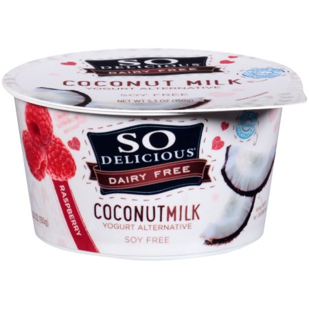 So Delicious ® Dairy Free Coconut Milk Raspberry Yogurt Alternative 5.3 oz. Tub
