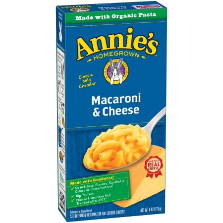 Annie's ® Classic Macaroni & Mild Cheddar Macaroni & Cheese Natural 6 oz Box