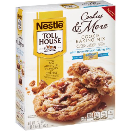 Nestle Toll House Cookies & More Cookie Baking Mix with Butterfinger Baking Bits
