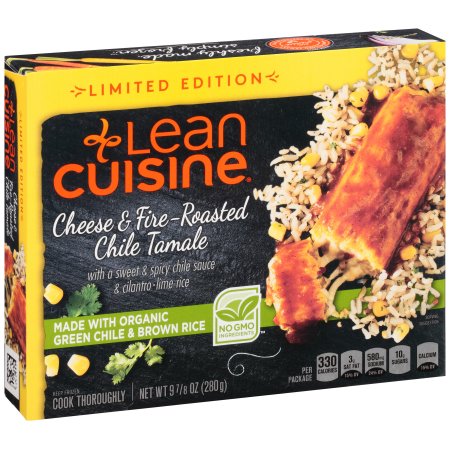 LEAN CUISINE LIMITED EDITION MARKETPLACE Cheese & Fire Roasted Chile Tamale 9.875 oz Box