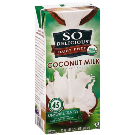 So Delicious ® Dairy Free Unsweetened Coconut Milk Beverage 32 fl. oz. Carton