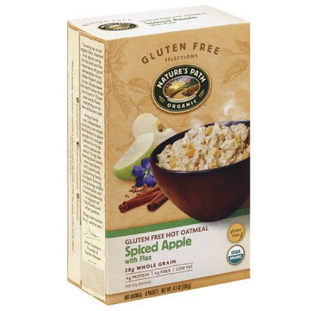 Nature's Organic Path Gluten Free Selections Spiced Apple with Flax Gluten Free Hot Oatmeal
