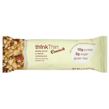 thinkThin Crunch White Chocolate Dipped Mixed Nuts Bars