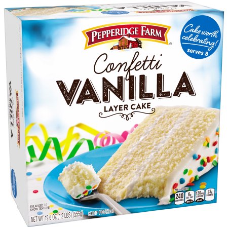 Pepperidge Farm ® Confetti Vanilla Layer Cake 19.6 oz. Box