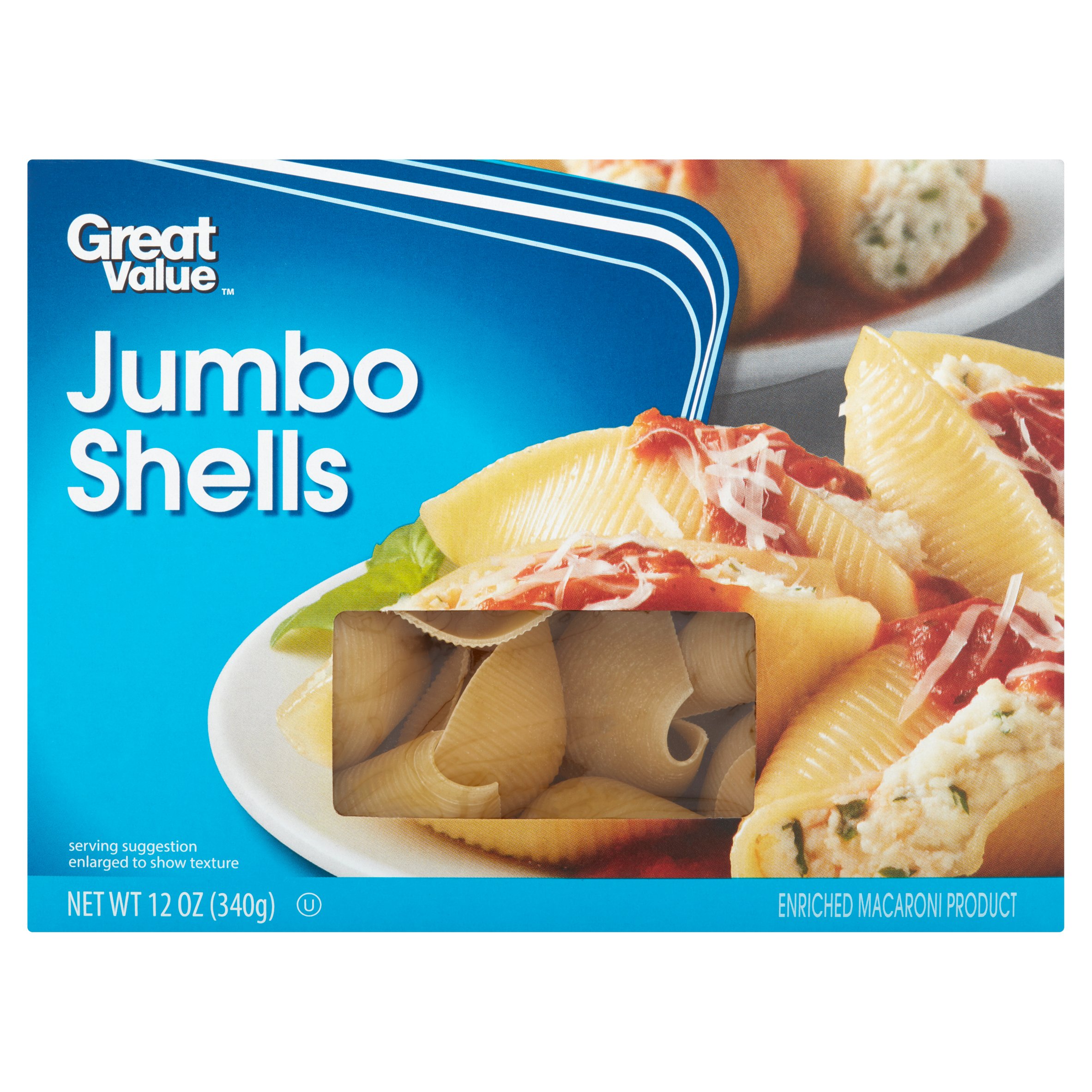 Great Value Jumbo Shells Macaroni