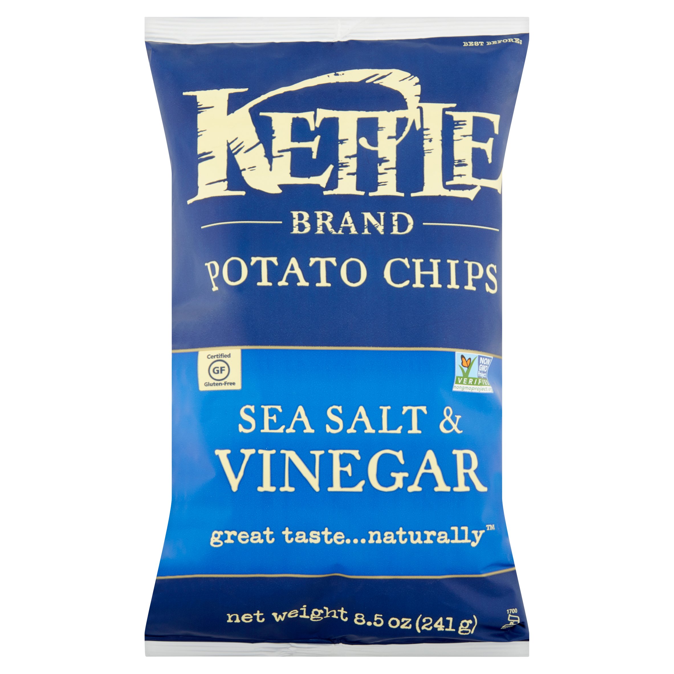 Kettle Brand Potato Chips Sea Salt & Vinegar, 8.5 OZ ~ Moms Priority