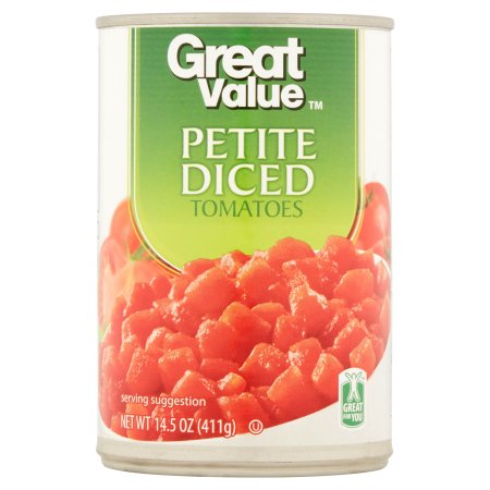 Great Value Petite Diced Tomatoes 14.5 oz