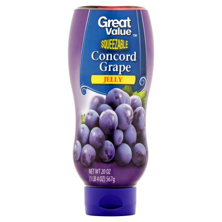 Great Value Squeezable Concord Grape Jelly 20oz