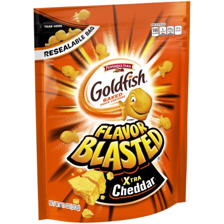 Pepperidge Farm Flavor Blasted Goldfish, Xtra Cheddar, 11 Oz - Moms ...