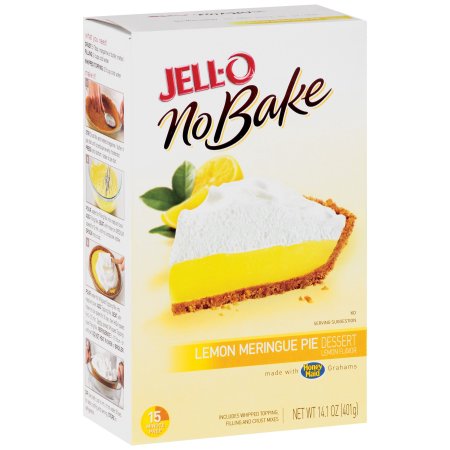 Jell-O No Bake Lemon Meringue Pie Dessert Mix