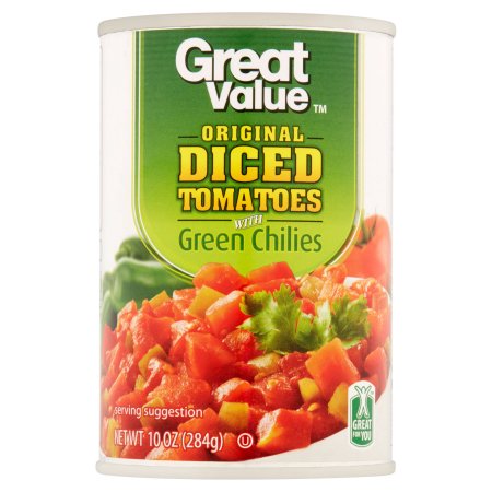 Great Value Original Diced Tomatoes 10 oz
