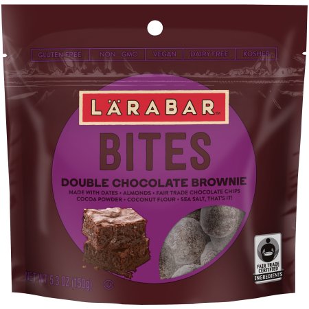 L rabar├ó ¢ Double Chocolate Brownie Bites 5.3 oz. Pouch