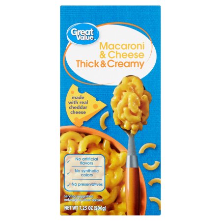 Great Value Thick & Creamy Macaroni & Cheese 7.25 oz