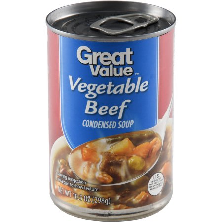 Great Value Vegetable Beef Condensed Soup