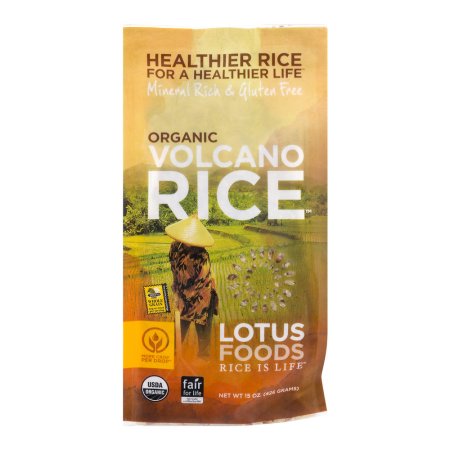 Lotus Foods Volcano Rice 15 Oz -Pack of 6