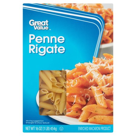 Great Value Penne Rigate Enriched Macaroni Product