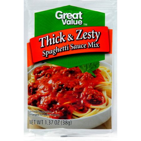 Great Value Thick & Zesty Spaghetti Sauce Mix