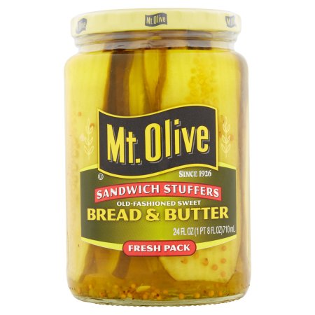 Mt. Olive Old Fashioned Sweet Bread And Butter Jumbo Sandwich Stuffers Pickle Slices