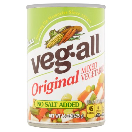 Veg-All Original No Salt Added Mixed Vegetables