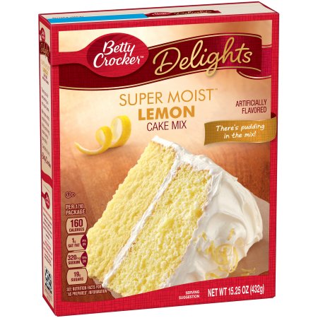 Betty Crocker Delights Super Moist Cake Mix Lemon