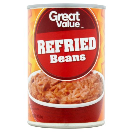 Great Value Refried Beans 16 oz