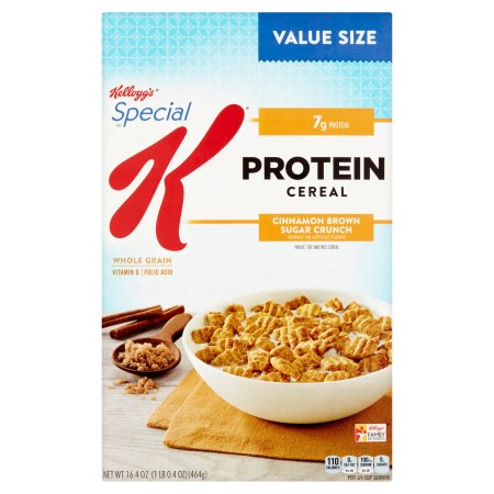 Kellogg's Special K Cinnamon Brown Sugar Crunch Protein Cereal Value ...