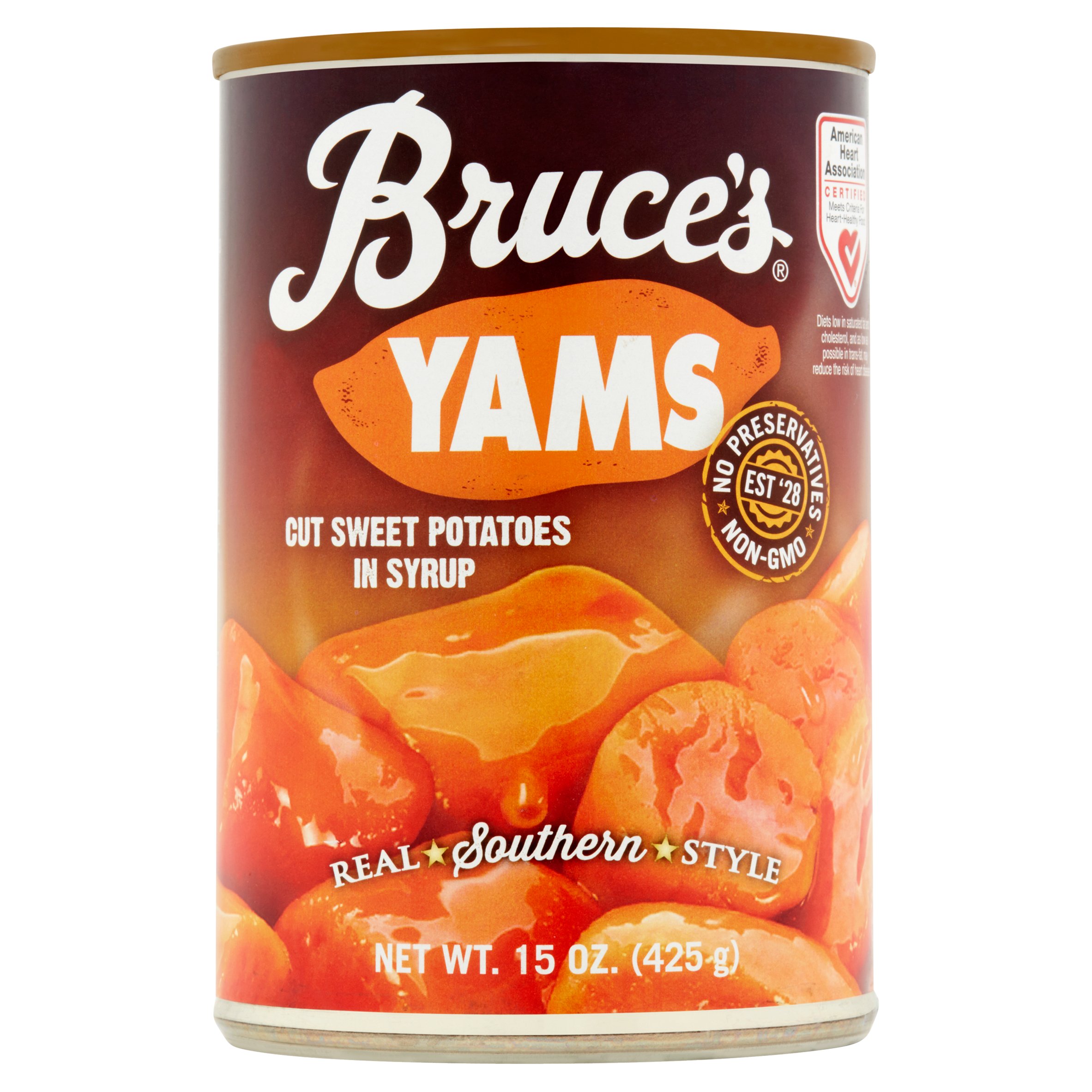 Bruce's Yams Cut Sweet Potatoes in Syrup 15 oz