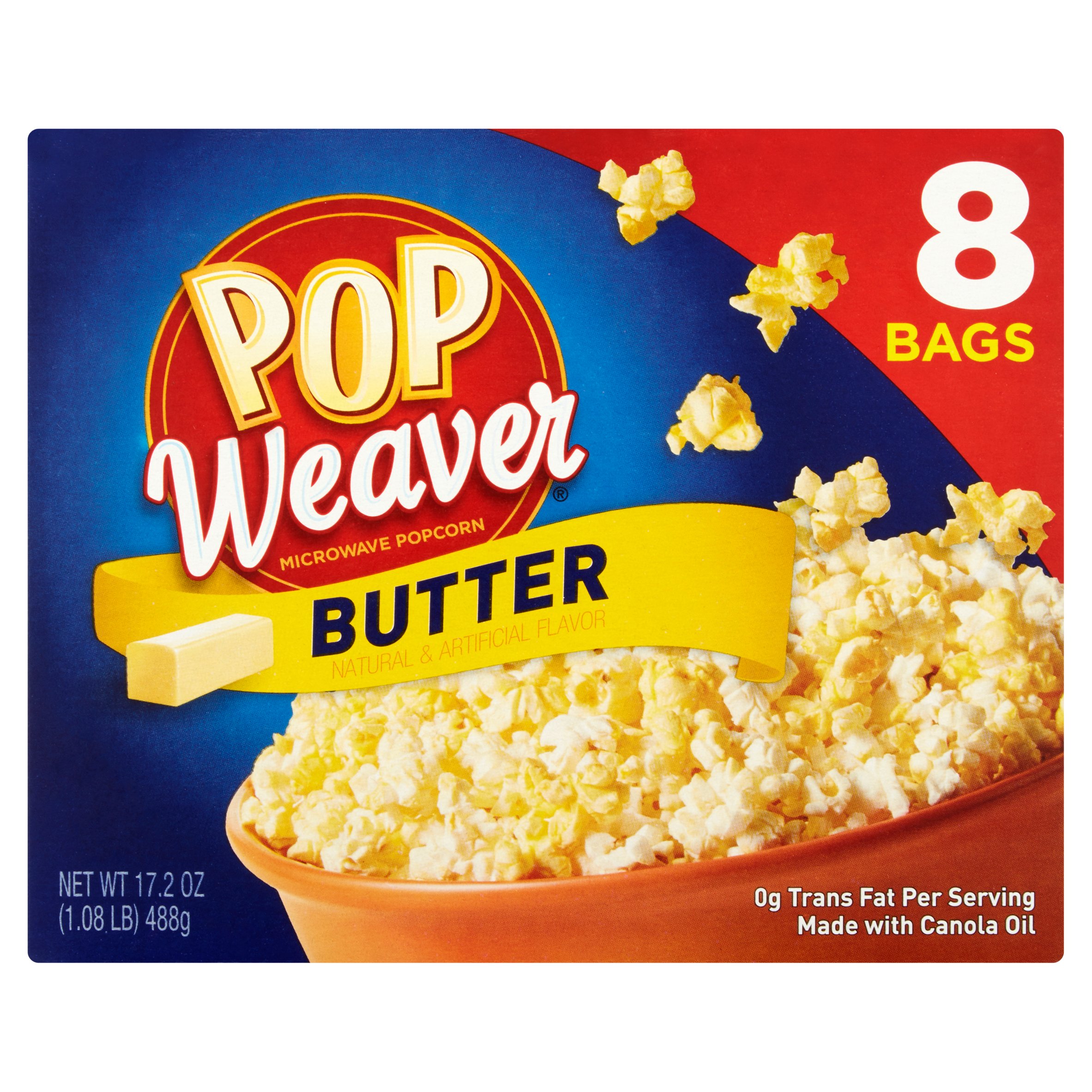Pop Weaver Butter Microwave Popcorn, 8 pk – Moms Priority
