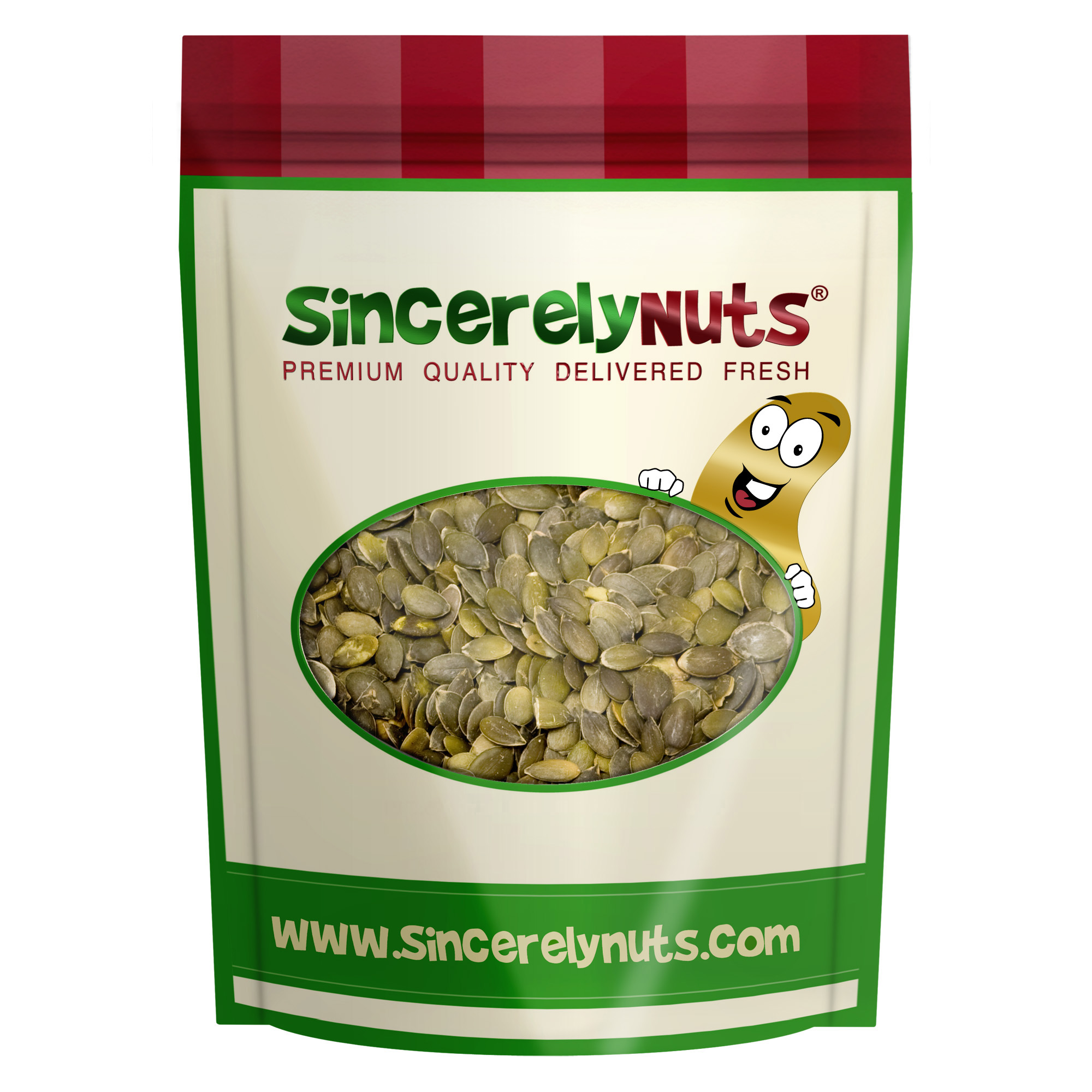 Sincerely Nuts Organic Pumpkin Seeds (No Shell) 2 LB Bag
