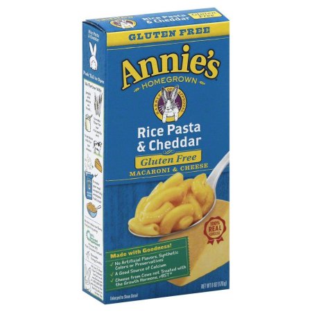 Annie's Homegrown Gluten-Free Rice Pasta & Cheddar Mac & Cheese