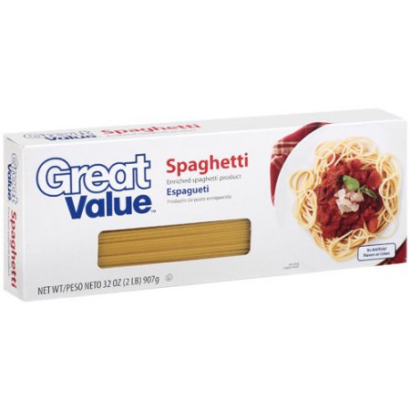 Great Value Organic Spaghetti 500g