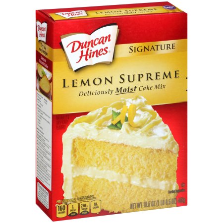 Duncan Hines ® Signature Lemon Supreme Cake Mix 16.5 oz. Box
