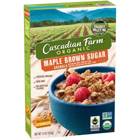 Cascadian Farm ® Organic Maple Brown Sugar Granola 15 oz. Box