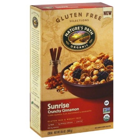 Nature's Path Organic Gluten-Free Sunrise Crunchy Cinnamon Cereal