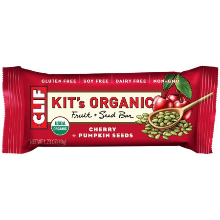 CLIF? Kit's Organic? Cherry + Pumpkin Seeds Fruit + Seed Bar 12 ct Box