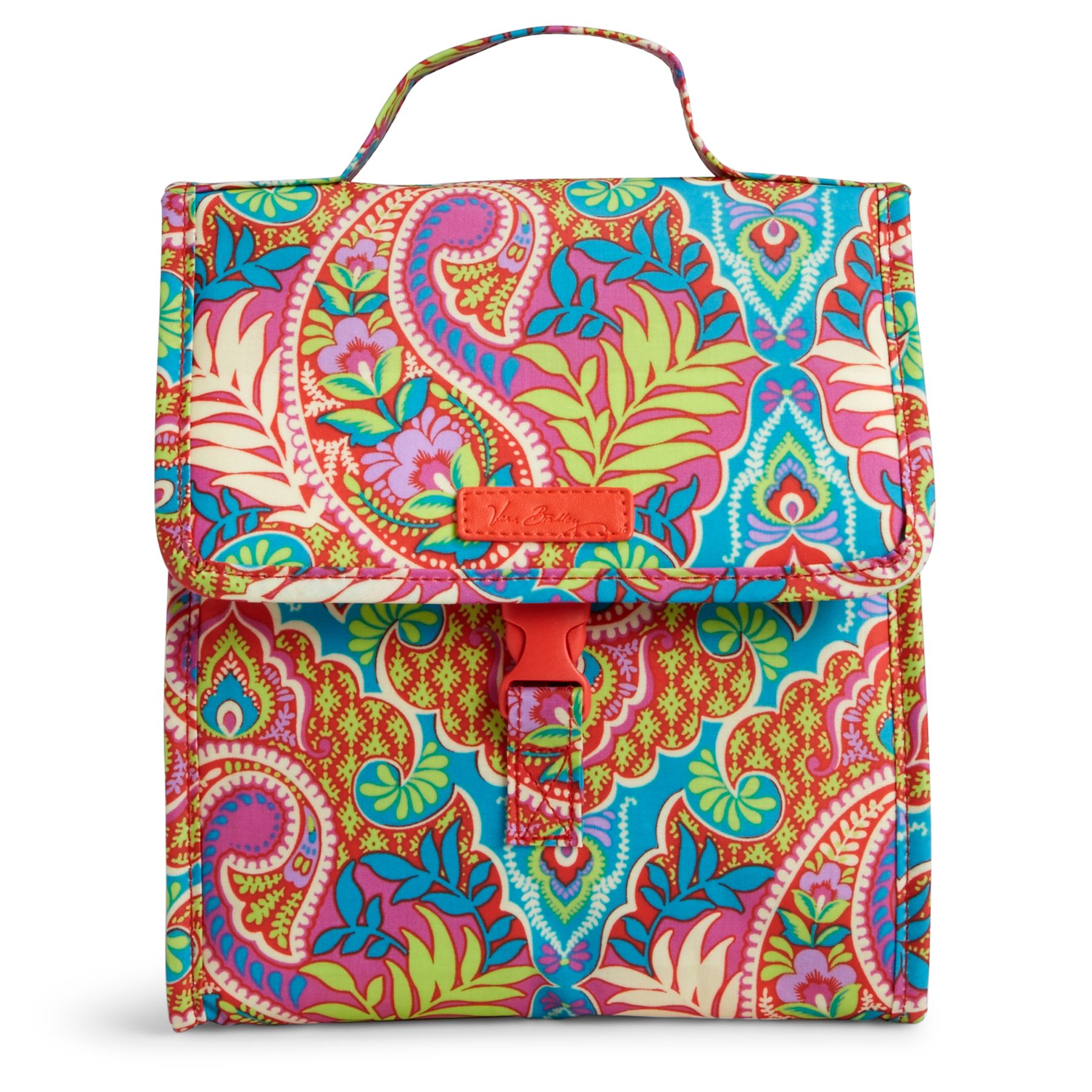 vera bradley gramercy paisley lunch bag