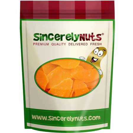 Sincerely Nuts Sweetened Dried Mango Slices 2 LB Bag