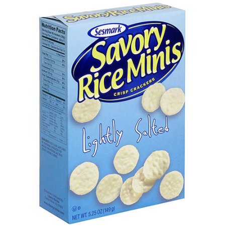 Sesmark Mini Lightly Salted Rice Crackers