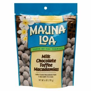 Mauna Loa Milk Chocolate Toffee Macadamia Nuts, 6 oz ~ Moms Priority