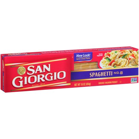 San Giorgio ® Spaghetti No. 8 Pasta 16 oz. Box