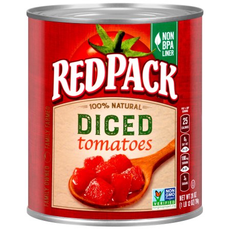 Redpack 100% Natural Diced Tomatoes