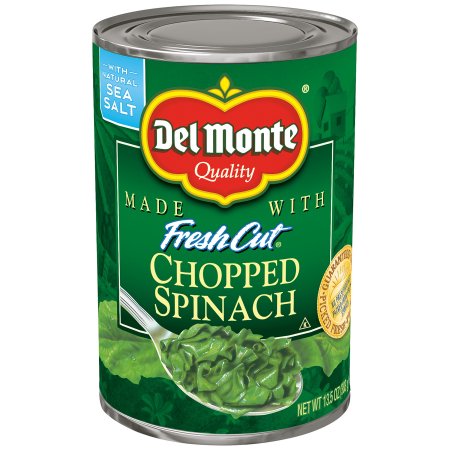 Del Monte ® Fresh Cut ® Chopped Spinach 13.5 oz. Pull-Top Can