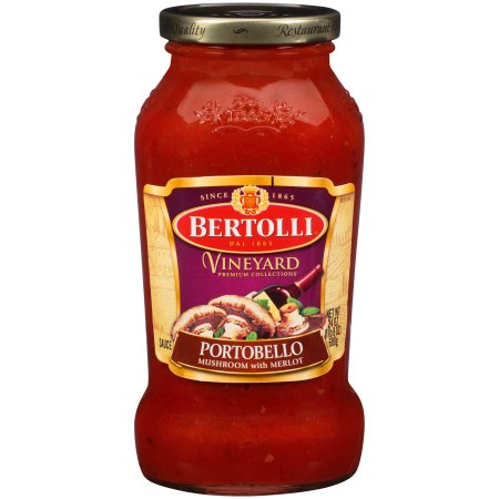 Bertolli ® Portobello Mushroom with Merlot Tomato Sauce 24 oz. Bottle