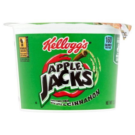 Kellogg's Apple Jacks Sweetened Cereal with Apple & Cinnamon