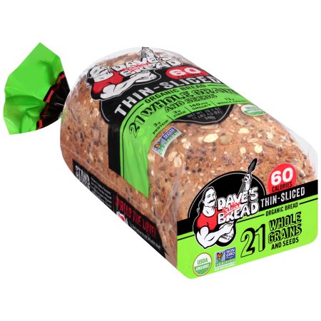 Dave's Killer Bread ® Thin Sliced 21 Whole Grains and Seeds Organic Bread 20.5 oz. Loaf