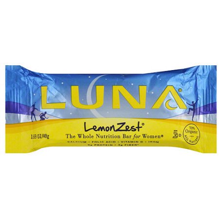 LUNA Lemon Zest Nutrition Bars