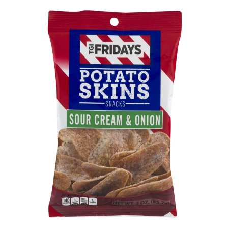 TGI Fridays Potato Skins Snacks Sour Cream & Onion